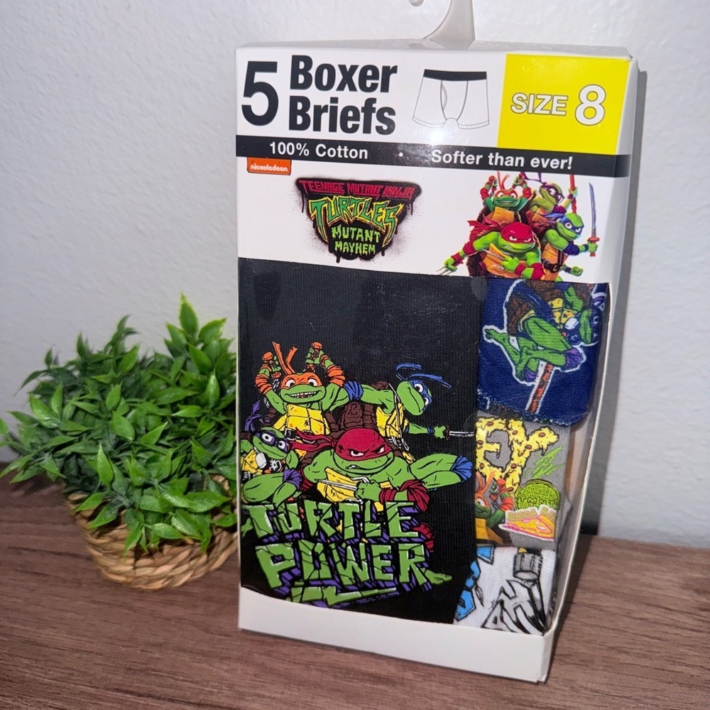 Nickelodeon Teenage Mutant Ninja Turtles Boxer Briefs - Black and Green